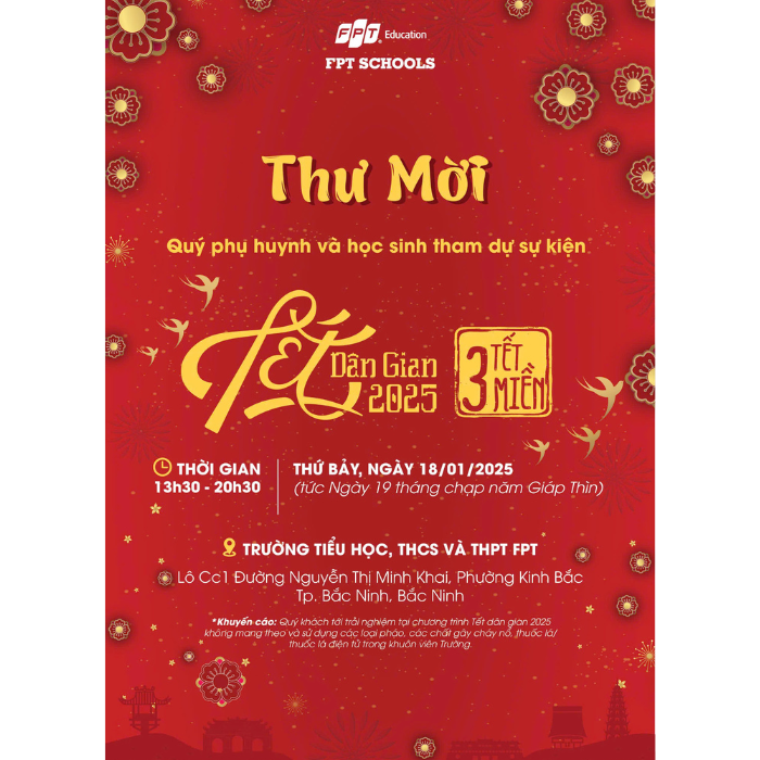Thư mời sự kiện Tết
